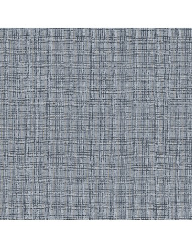 Blue Plaid cotton fabric