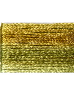 Cosmo Seasons Variegated Embroidery Floss Greens/Golds