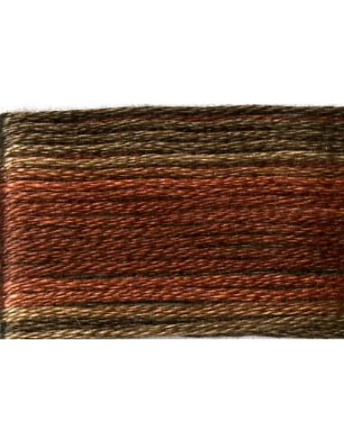 Cosmo Seasons Variegated Embroidery Floss Browns/Rusts