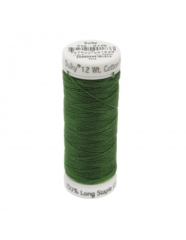 Cotton thread 12wt 45m Palm Green