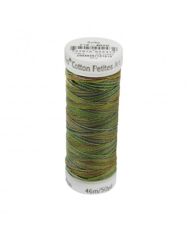 Cotton thread 12wt 45m Moss Medley