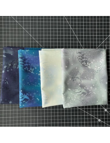Celestial Fossil Fern cotton fabric