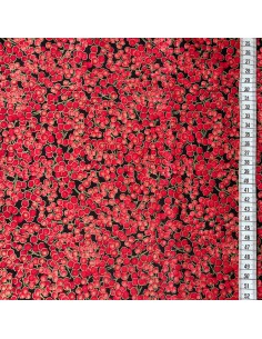 Tkanina bawełniana Red Packed Winter Berries 2
