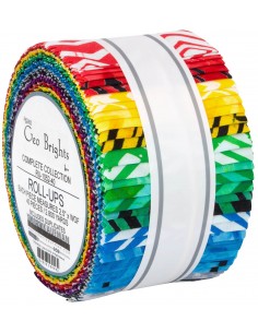 Jelly roll Geo Brights Batik