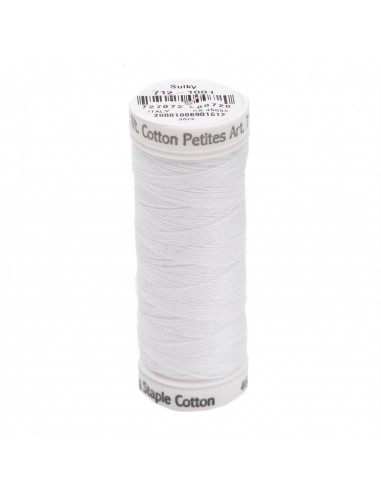 Cotton thread 12wt 45m Bright White
