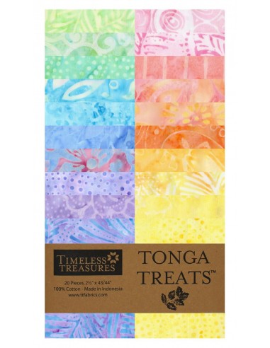 Jelly Roll Tonga Batik Chiffon 20 pasków