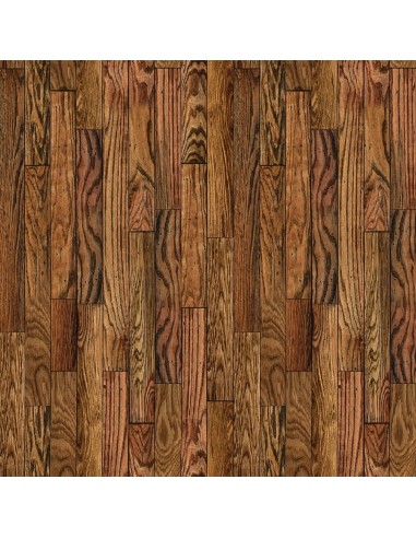 Tkanina bawełniana Brown Wood Planks