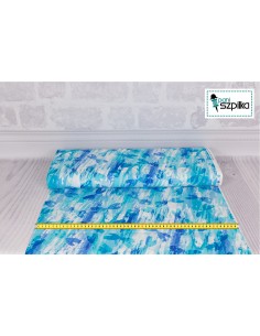 Tkanina bawełniana Turquoise Dragonfly 2