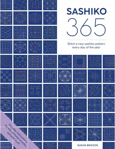 Książka "Sashiko 365: Stitch a New Sashiko Embroidery Pattern Every Day of the Year"
