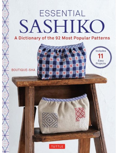 Książka "Essential Sashiko: A Dictionary of the 92 Most Popular Patterns"