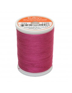Nici do pikowania 12wt bawełniane Hot Pink 300 m różowe