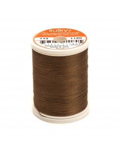 Nici do pikowania 12wt bawełniane Medium Taupe 300 m brązowe
